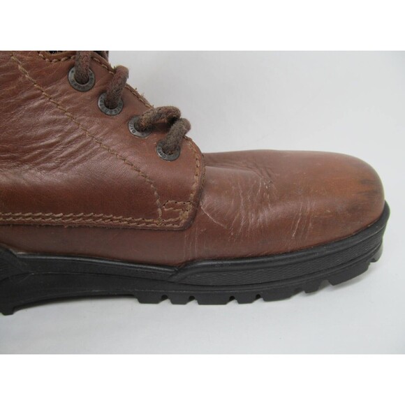 Birkenstock Footprints Mens Brown Leather Lace Up Ankle Boots Size US 8.5 EU 42 - Picture 12 of 16